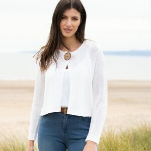 NWT Marble | Ladies Marble Knit Crop Cardigan, Size XS